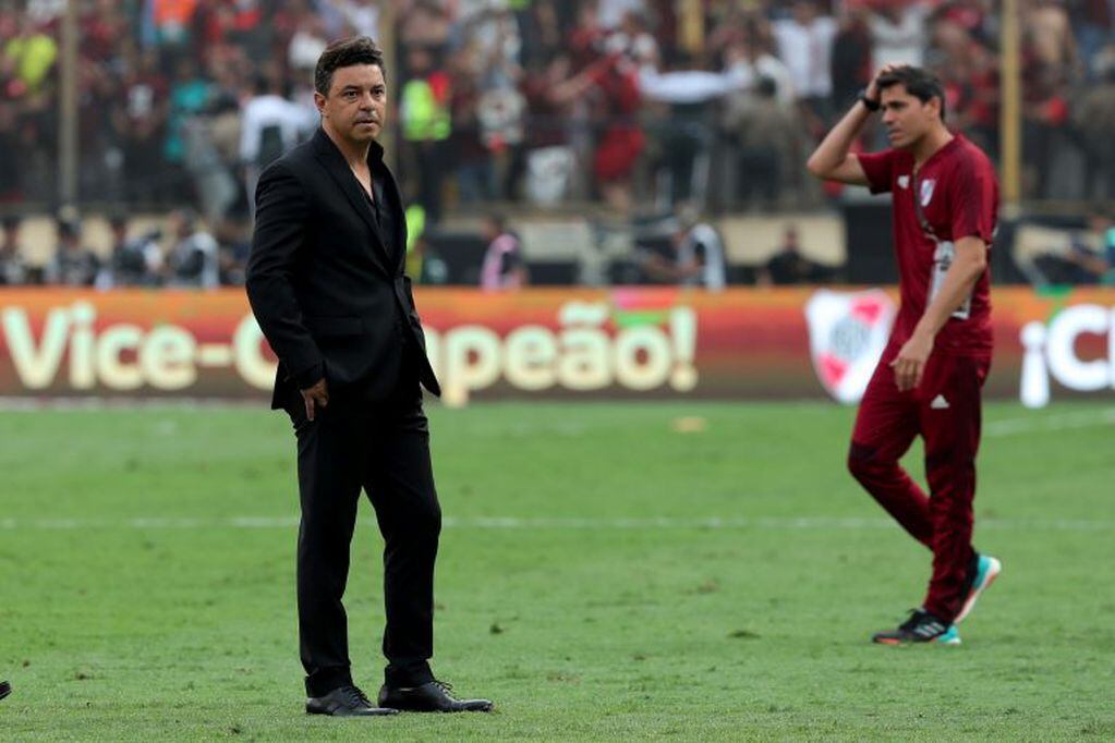 Marcelo Gallardo ganó con River 15 títulos pero no pudo ante Flamengo (Foto: AP Photo/Fernando Vergara)