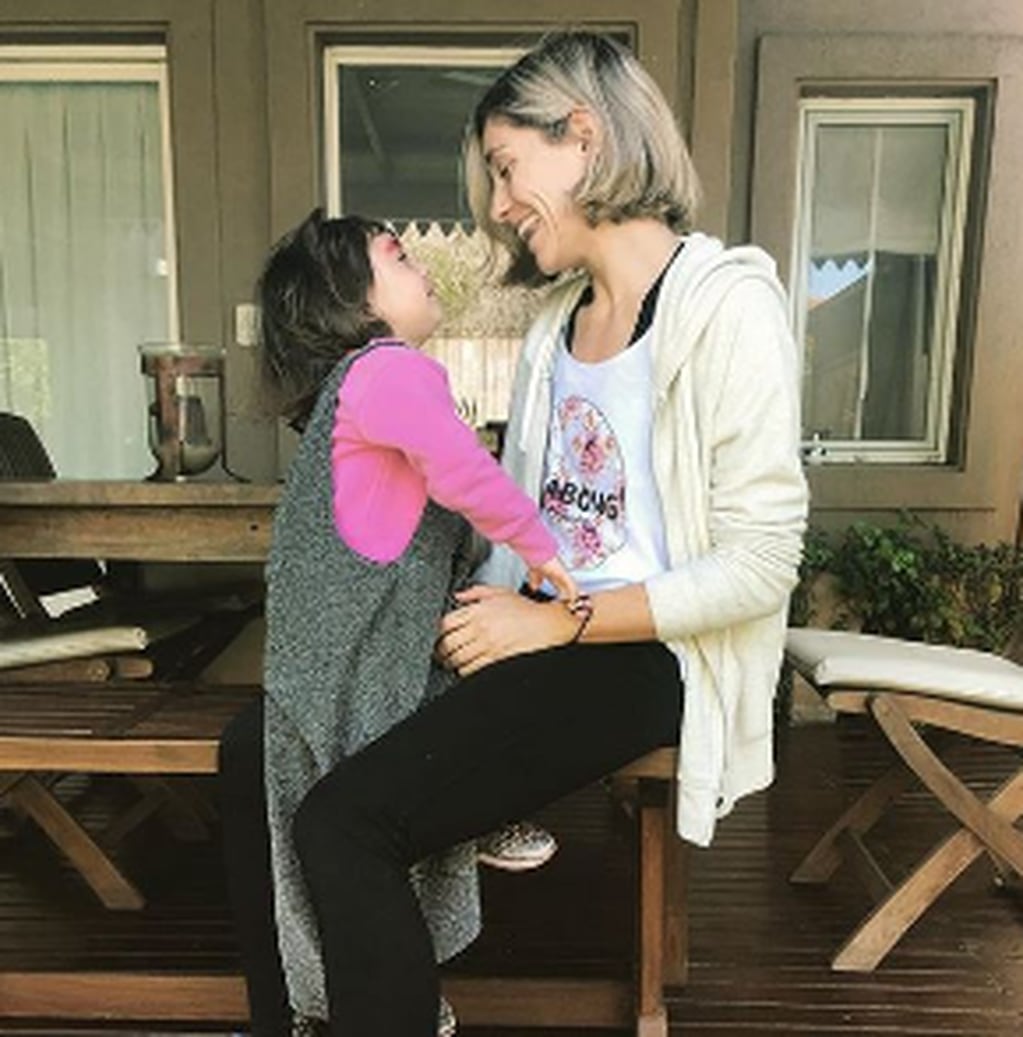 Rocío Igárzabal y su hija Lupe