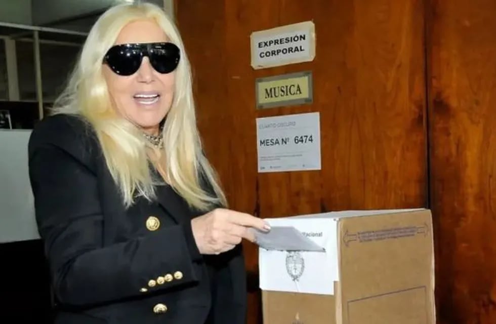 Susana Giménez fue a votar y al entrar al cuarto oscuro se confundió de puerta (Foto: web)