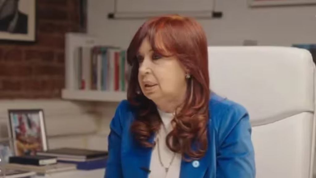 Cristina Kirchner en una entrevista con Pedro Rosemblat