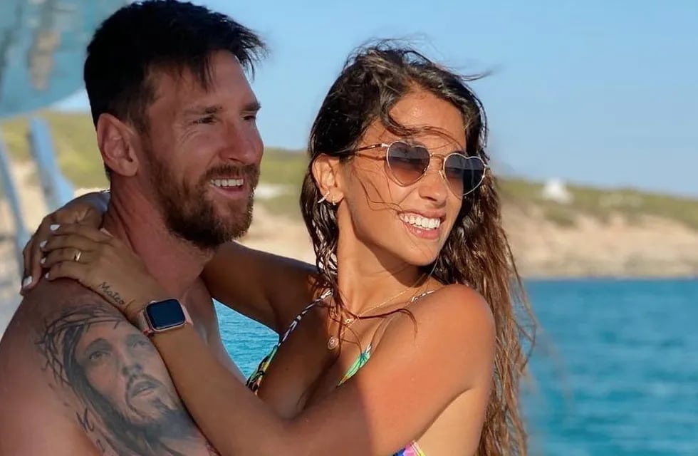 Lionel Messi y Antonela Roccuzzo se fueron de vacaciones. (@antonelaroccuzzo)