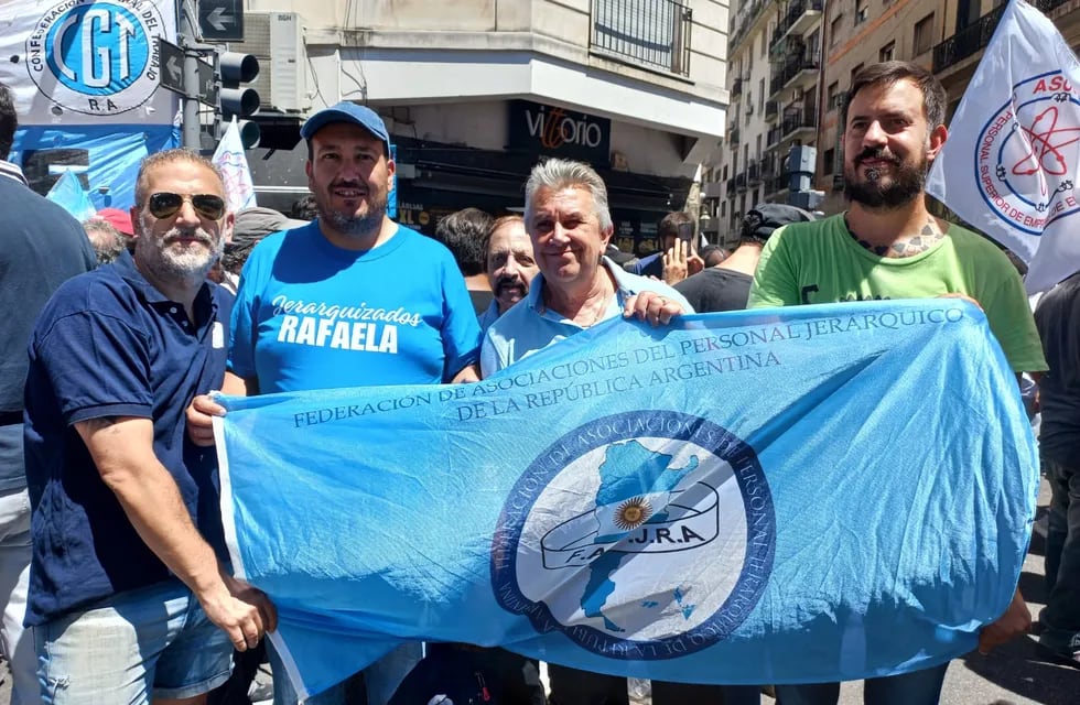 Representantes de la Asociación de Personal Jerarquizado en Buenos Aires