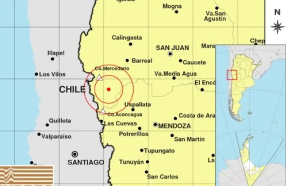 El temblor ocurrió a 155 kilómetros al sudoeste de la Ciudad de San Juan