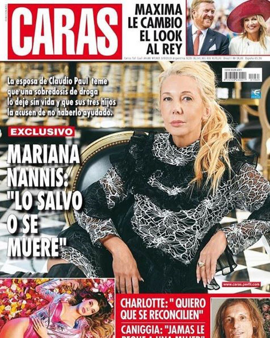 "Lo salvo o se muere", dijo Mariana Nannis. (Revista Caras)