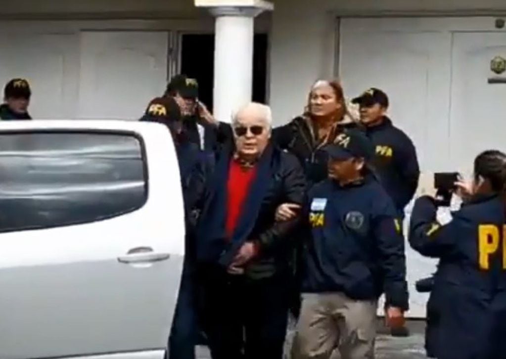 Herme Juárez fue detenido este jueves por la mañana en su mansión de San Lorenzo. (Captura de pantalla)