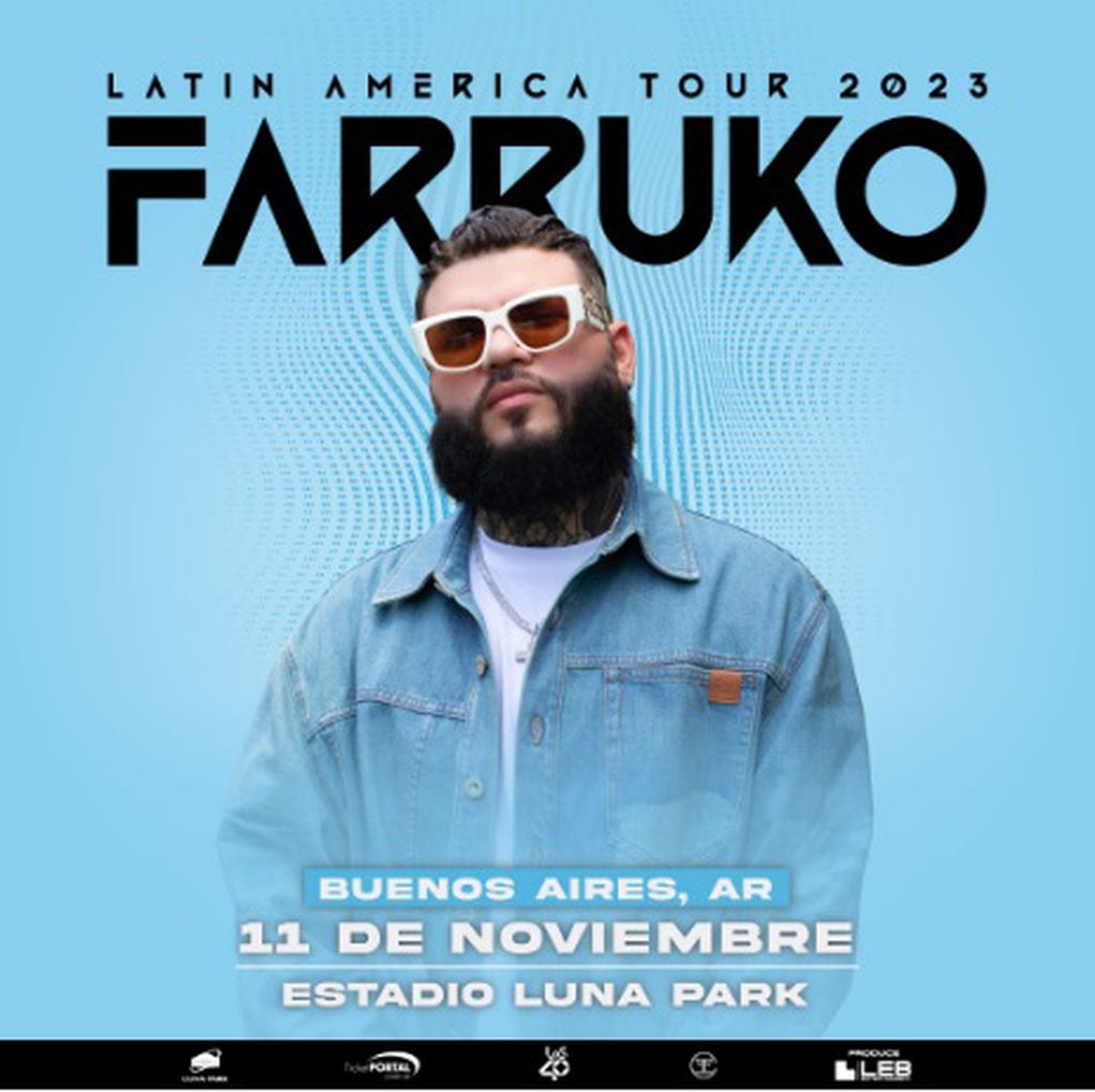 Farruko se presentará en el Luna Park