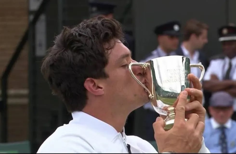 Gustavo Fernández campeón en Wimbledon.