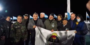 Gobernador Morales en Tierra del Fuego