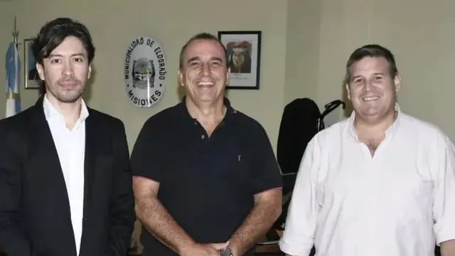 El Presidente de IAAviM se reunión con el Intendente de Eldorado y el Director de Cultura del municipio