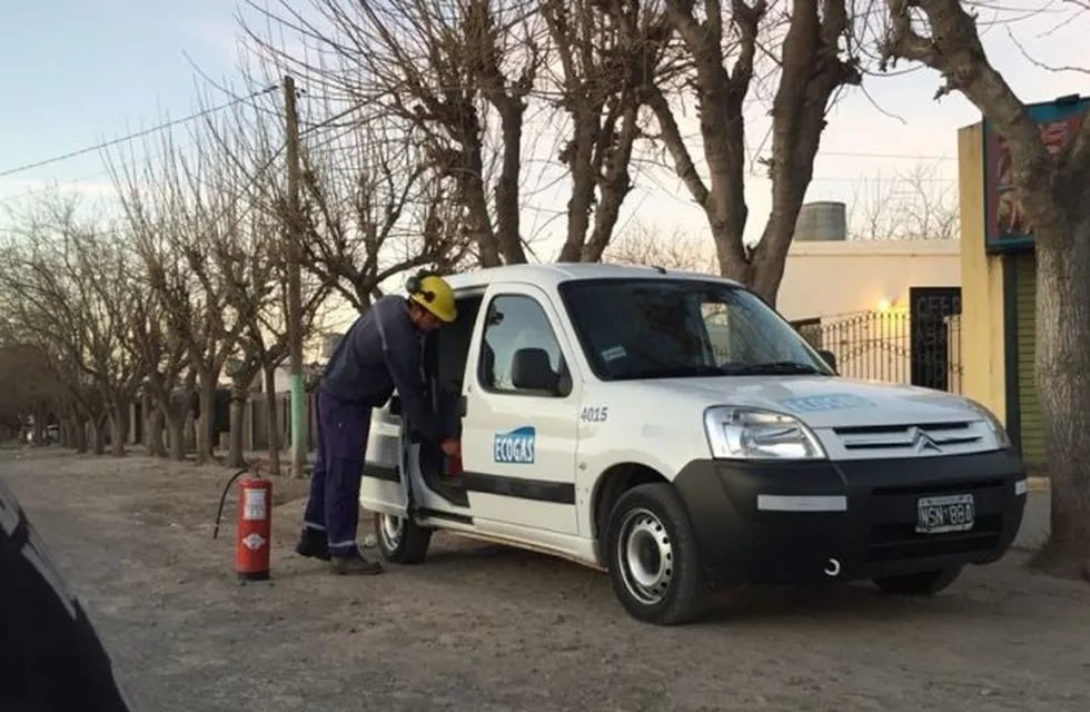 Los operarios de Ecogas llegaron el martes por la noche y retiraron todos los medidores.