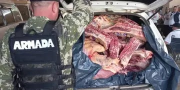 Decomisan seis toneladas de carne faenada trasladada desde Puerto Iguazú hacia Paraguay