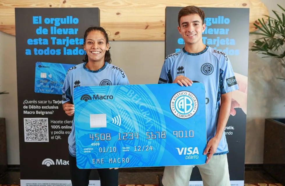 Banco macro lanza una tarjeta de débito exclusiva para hinchas de Belgrano.
