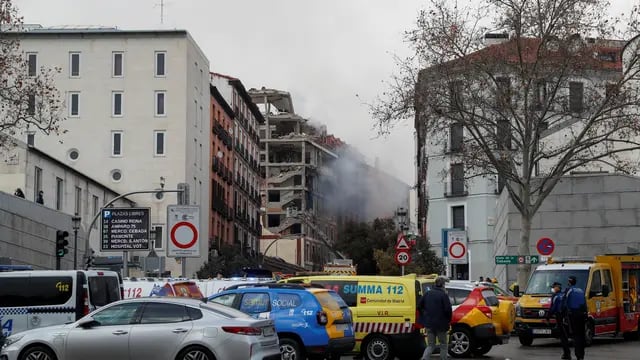 Explosión en el centro de Madrid, en España