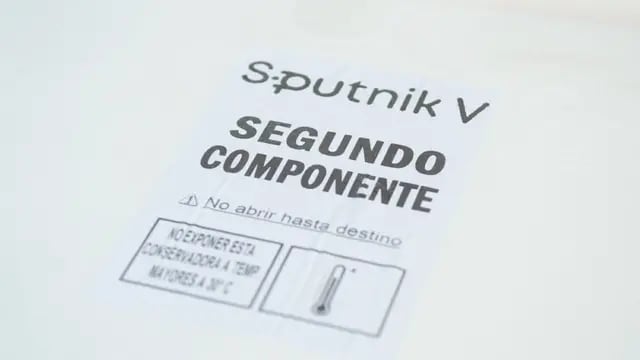 Llegaron las vacunas Sputnik V segundo componente