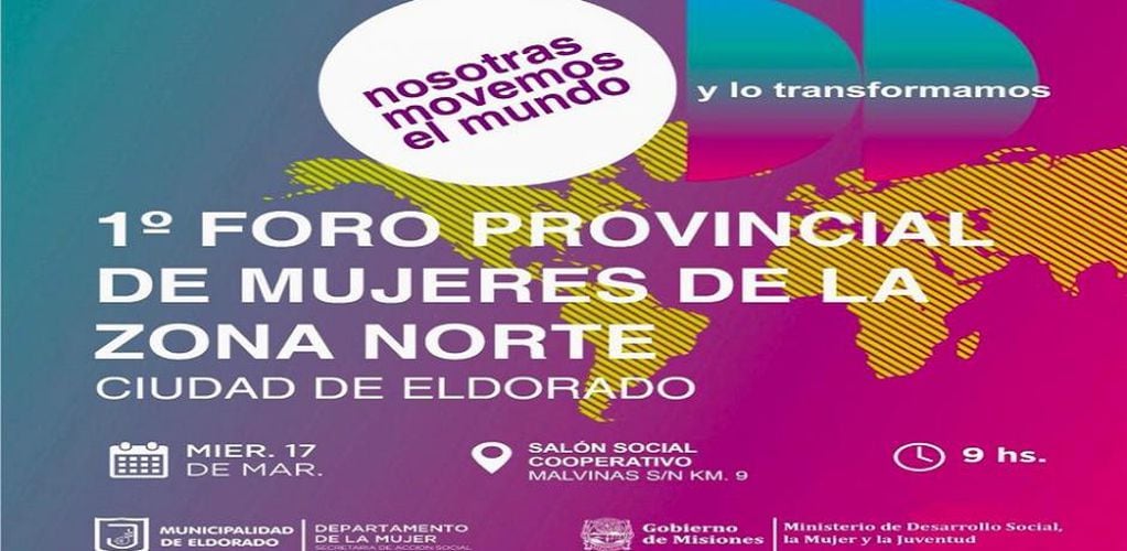 Eldorado: 1º Foro Provincial de Mujeres de la Zona Norte