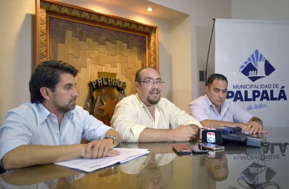 Conferencia de prensa del intendente Rivarola, de Palpalá (Jujuy)