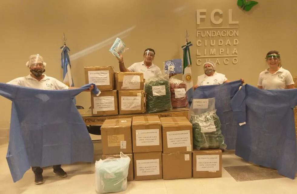 La Fundación Garrahan donó a Chaco elementos de protección para enfrentar el coronavirus