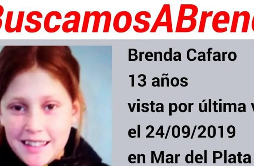 Se llama Brenda Magalí Caffaro y desde hace dos días no sabe nada de ella (web).