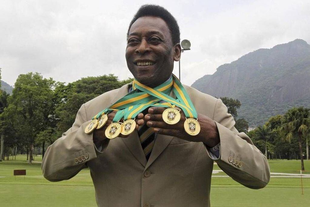 Pelé, uno de los jugadores más destacados de la historia de los Mundiales. 