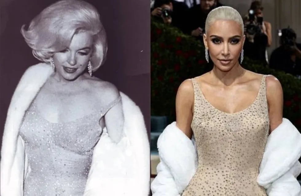 Kim Kardashian usó el vestido de Marilyn Monroe en la Met Gala 200