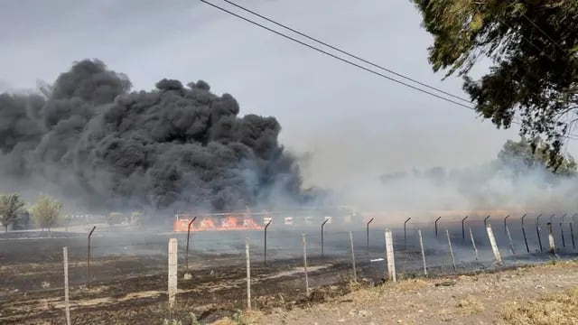Incendio en Villa Atuel