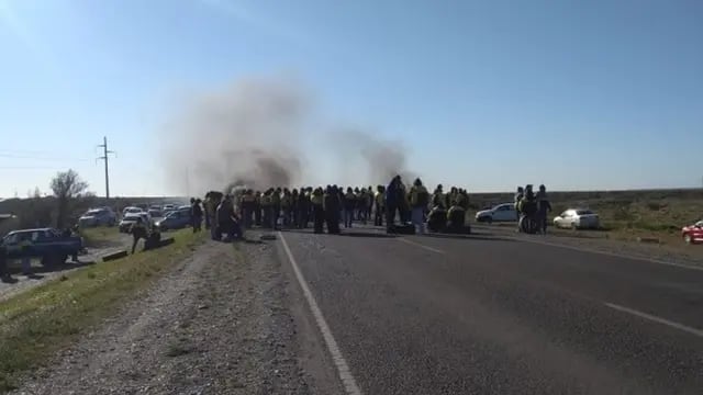 Pescadores cortaron la Autopista Rosario-Santa Fe
