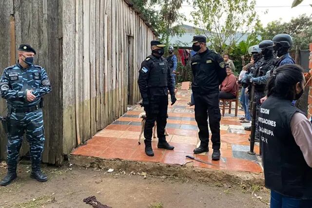 Garupá: allanamientos y un menor detenido. Policía de Misiones