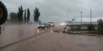 Fuerte tormenta en Malargüe