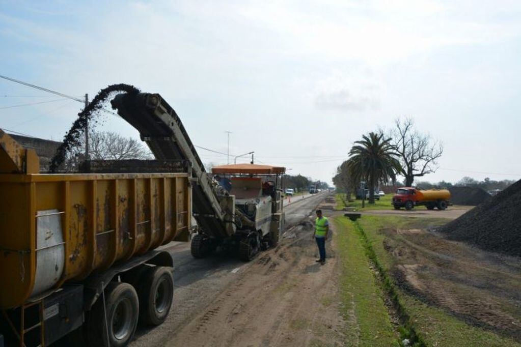 Avanza a buen ritmo la reconstrucción de la Ruta 11 en Chaco y Santa Fe. (Web).