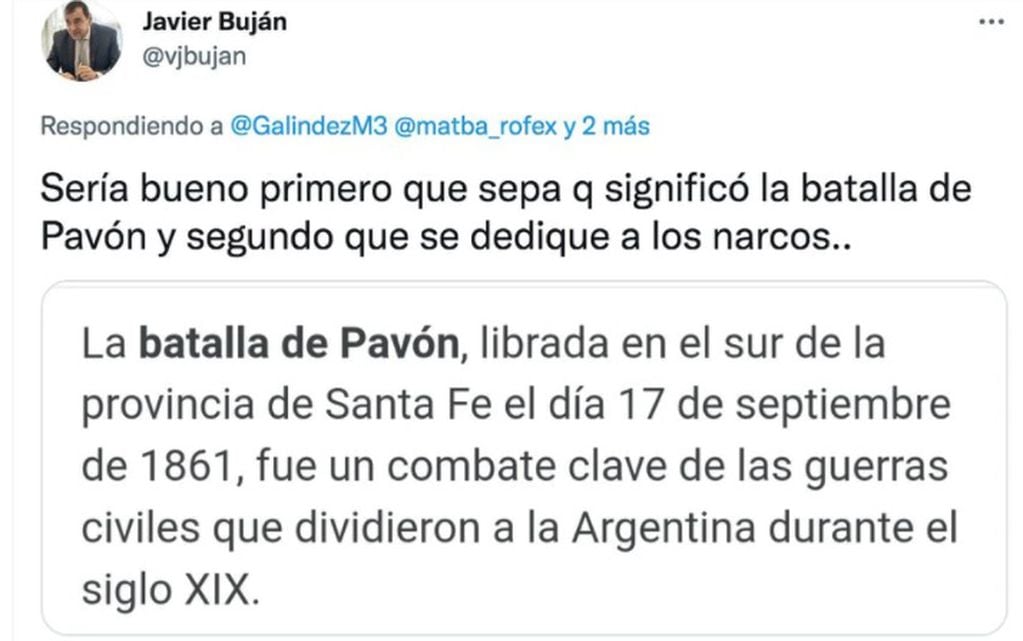 Javier Buján sobre el comentario de Pablo Javkin
