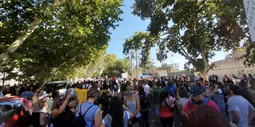 Marcha de docentes en San Juan