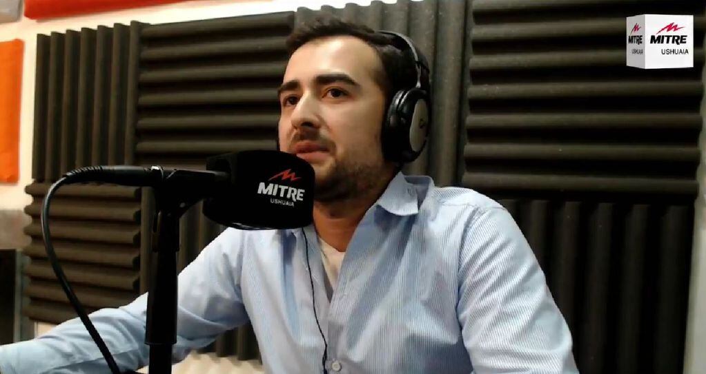 Mariano Blasón, secretario de Economía Popular de la provincia, en Radio Mitre Ushuaia