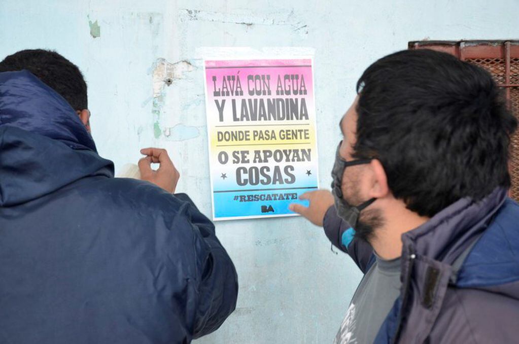 #RESCATATE: vecinos de un barrio popular crearon una original campaña para prevenir el coronavirus (Foto: GCBA)