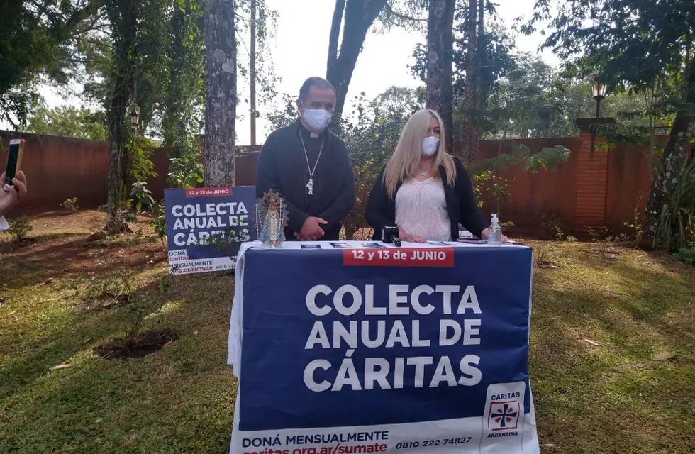 Conferencia de prensa de Cáritas Iguazú