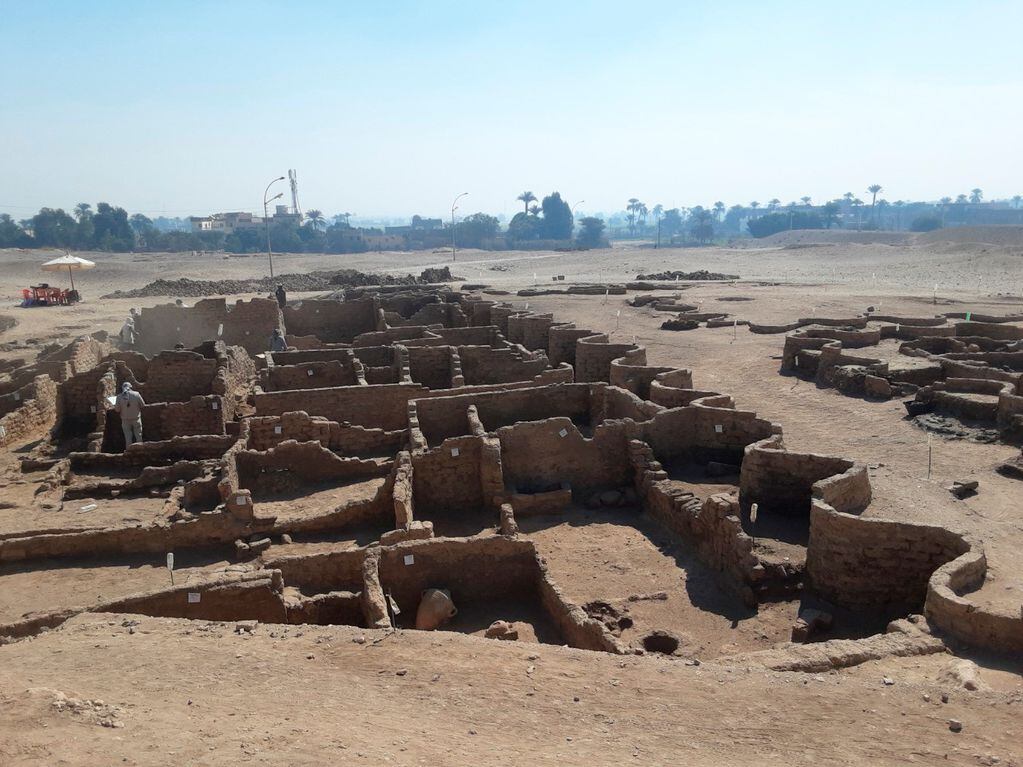 Imágenes del hallazgo. (Foto: EFE/EPA/Zahi Hawass Center For Egyptology)