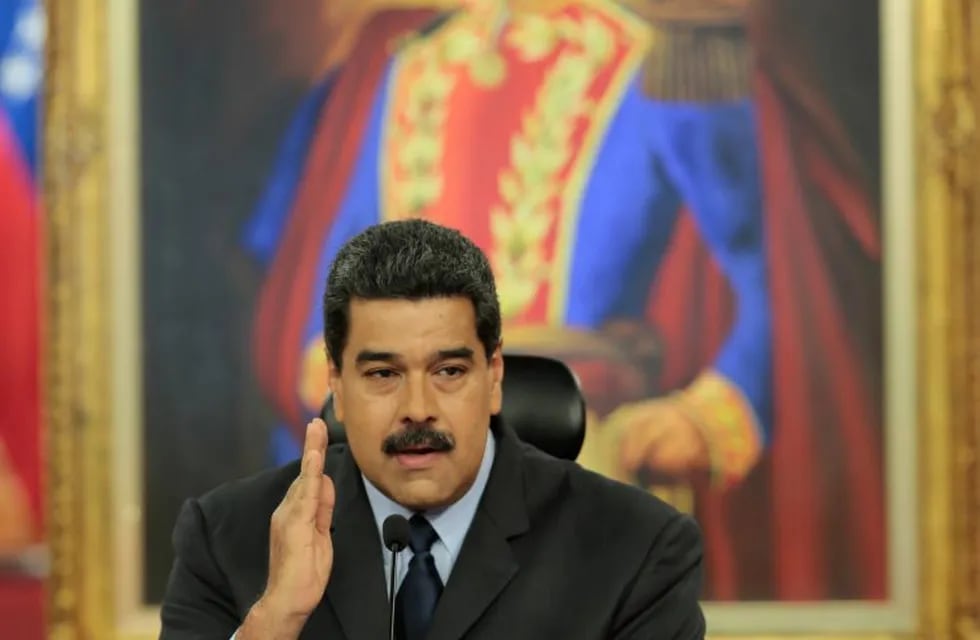 El presidente de Venezuela brindó en una conferencia de prensa y se refirió a la Argentina. (DPA)