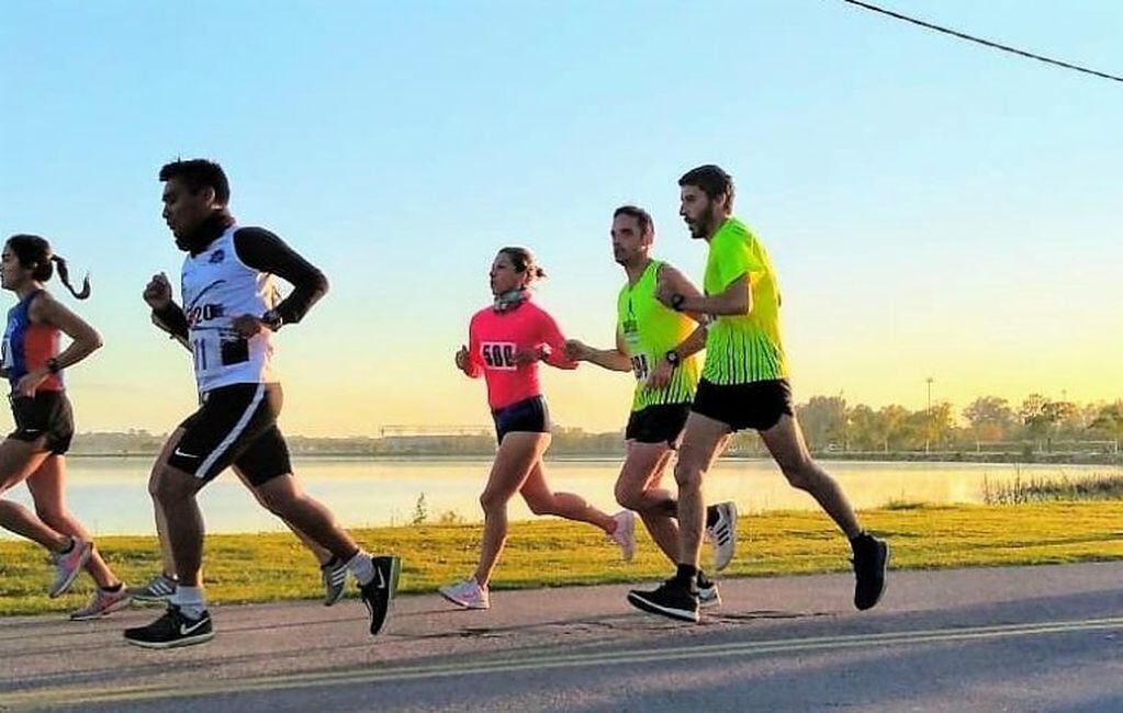 La maratón se corrió en el Parque Don Tomás (Municipalidad de Santa Rosa)