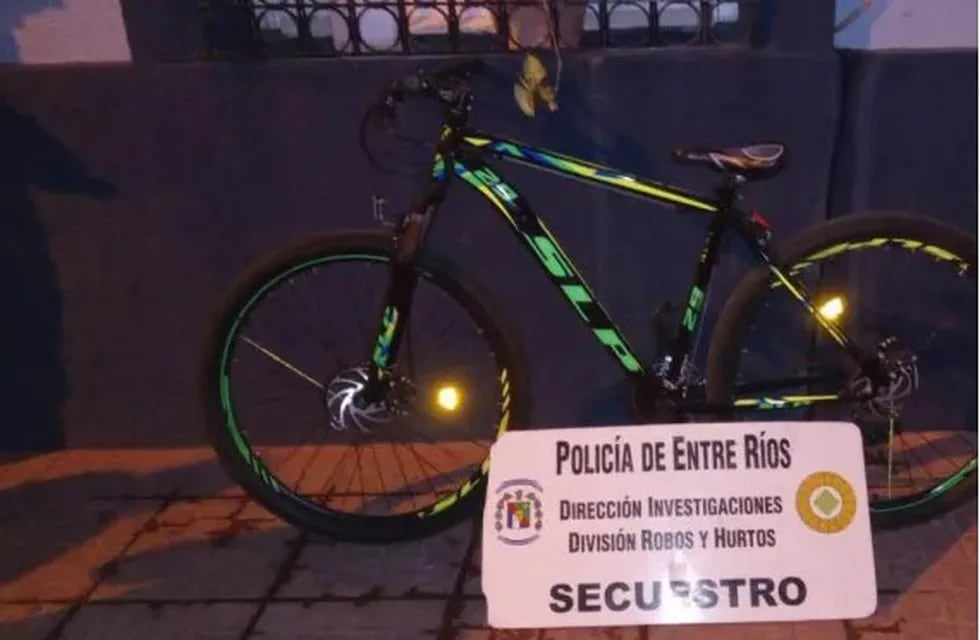 Bicicleta robada Paraná