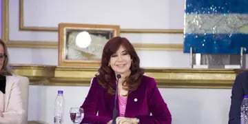 Cristina Kirchner habló desde Santa Cruz.