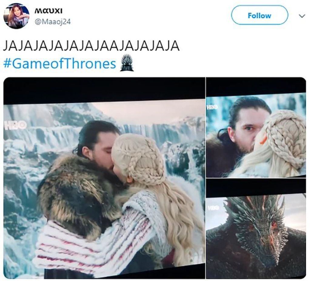 Los memes sobre el primer capítulo de la octava temporada de "Game Of Thrones" (Foto: captura Twitter)