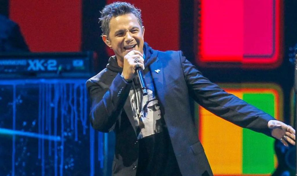 La felicidad de Alejandro Sanz era incontenible. (Rodrigo Néspolo)