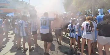 Los festejos de Argentina campeón en el interior de Córdoba. (Tommy Fragueiro/La Voz)