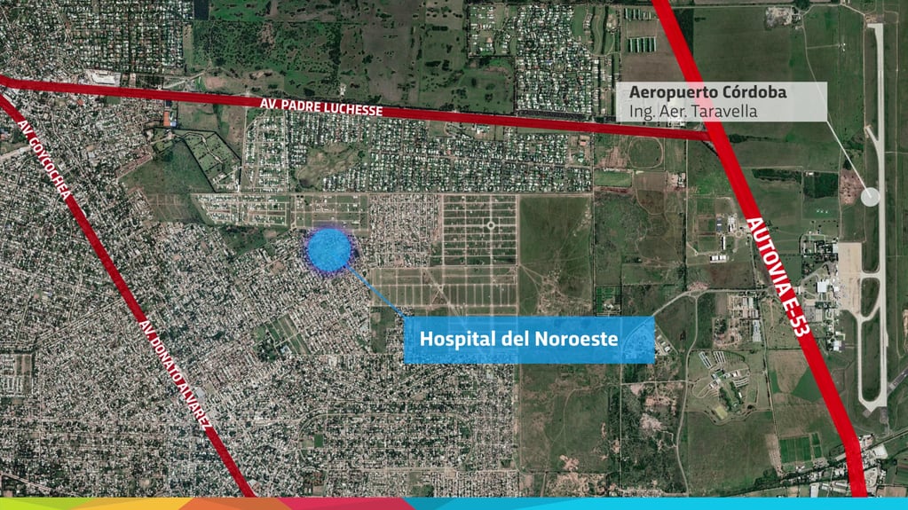 El Hospital del Noroeste se construirá en barrio Policial de la ciudad de Córdoba (Gobierno de Córdoba).
