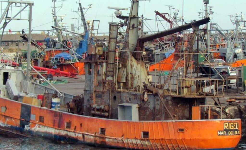 El Rigel es un buque pesquero de Mar del Plata.