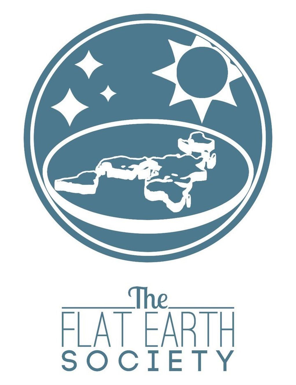 Logo de la Sociedad de Terraplanistas