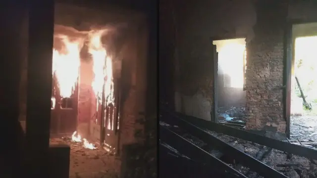 Incendio consumió por completo una vivienda en Eldorado