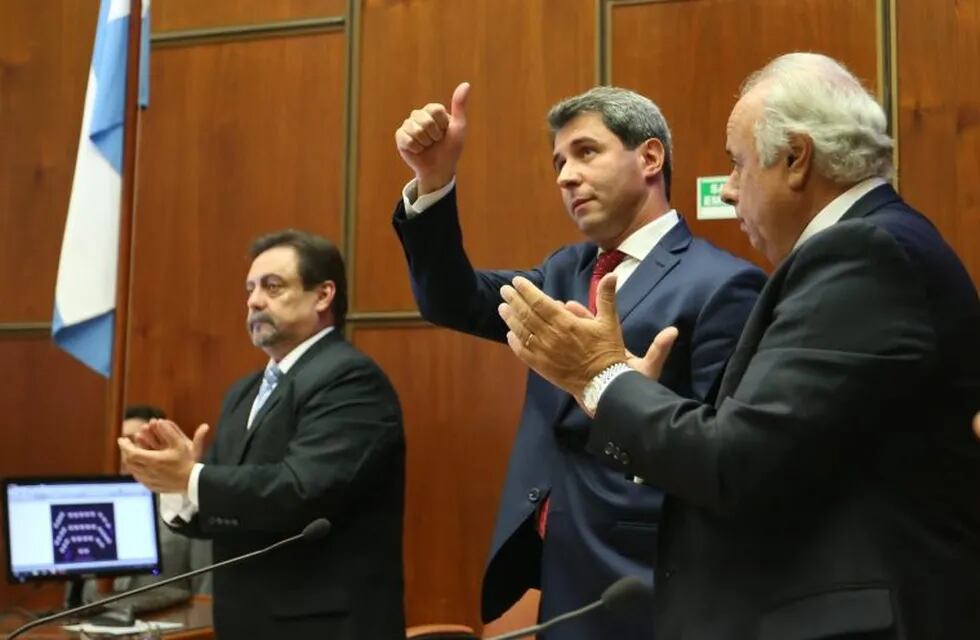 El gobernador Sergio Uñac en el arranque de sesiones 2018. Este año, será el 3 de abril.