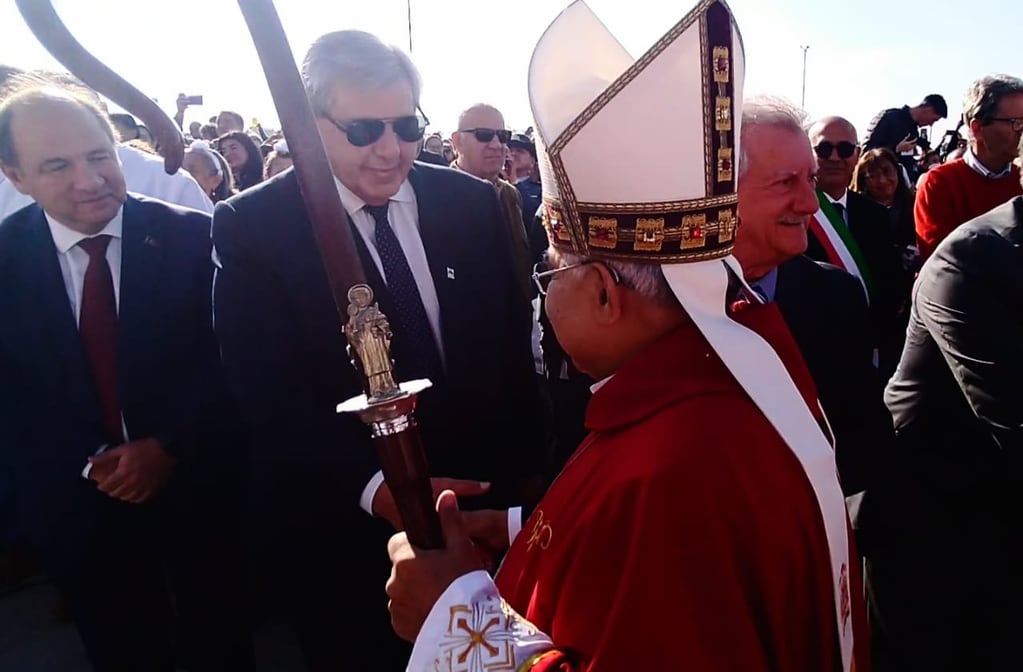 El vicegobernador de Jujuy, Carlos Haquim, llevó la representación de la Provincia a la ceremonia religiosa cumplida en Orán, Salta.