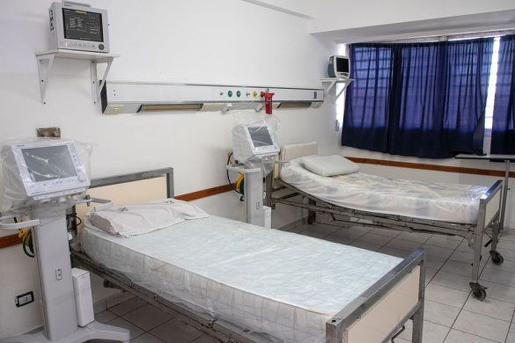 Sala para Covid en el Hospital de Morteros