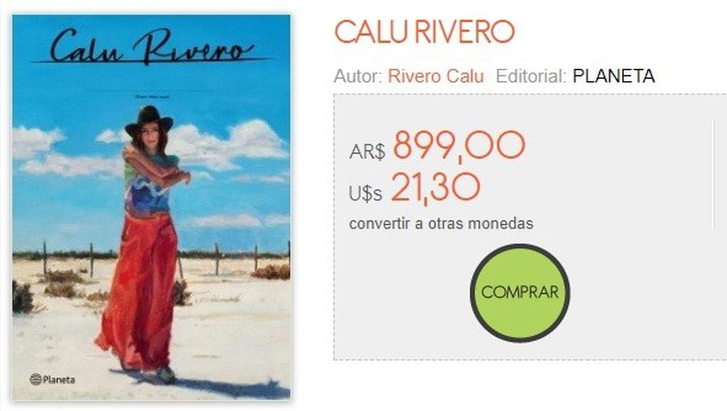 Calu Rivero lanzó su libro autobiográfico